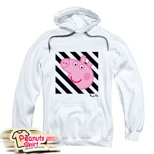 Peppa Pig X Off White Collab Hoodie - Peanutsshirt.com