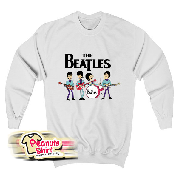 The Beatles Cartoon Sweatshirt Unisex - Peanutsshirt.com